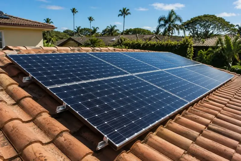 Installation de panneaux solaires à Saint-Julien-de-Vouvantes